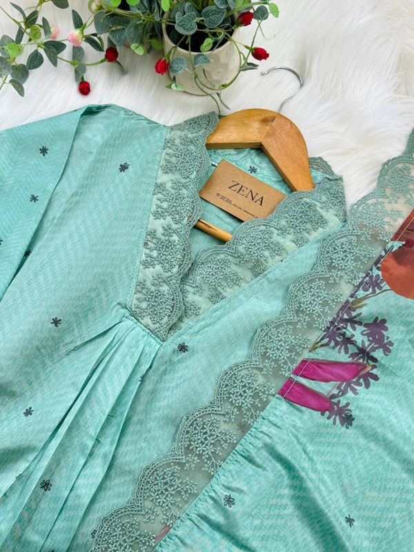 🤍✨ Eid Arrival Anarkali Set ✨🤍