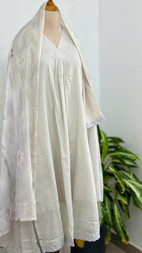 ✨ Mul Cotton Embroidered Kurti Set ✨