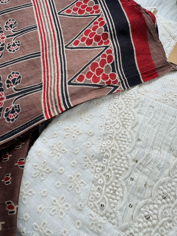 ✨ Pure Cotton Hakoba Kurti Set ✨