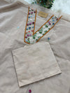 ✨ Premium Hand Embroidered Unstitched Suit ✨