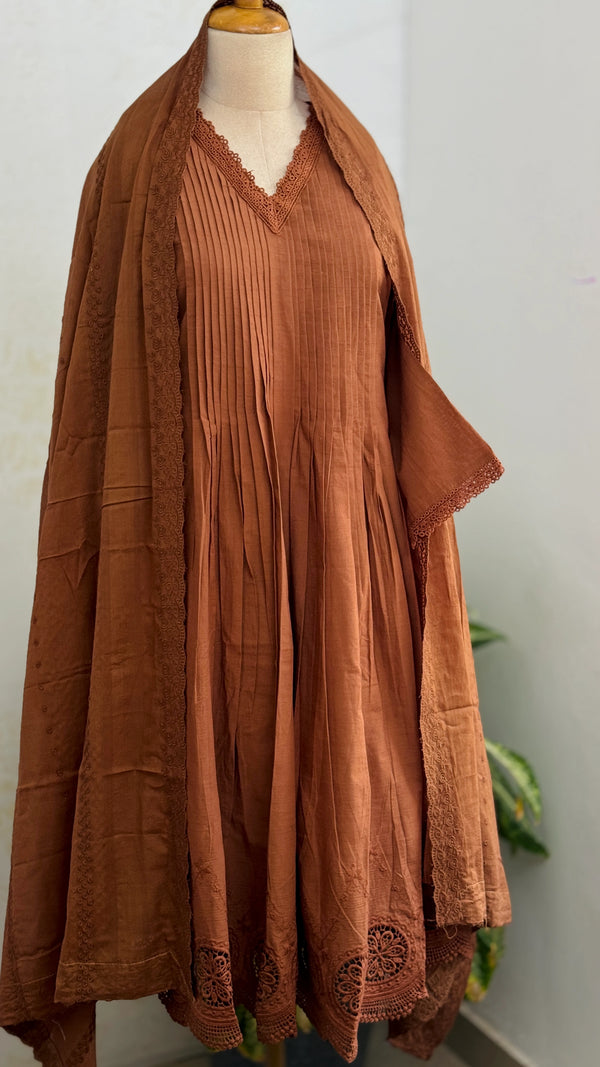 ✨ Mul Cotton Anarkali Set ✨