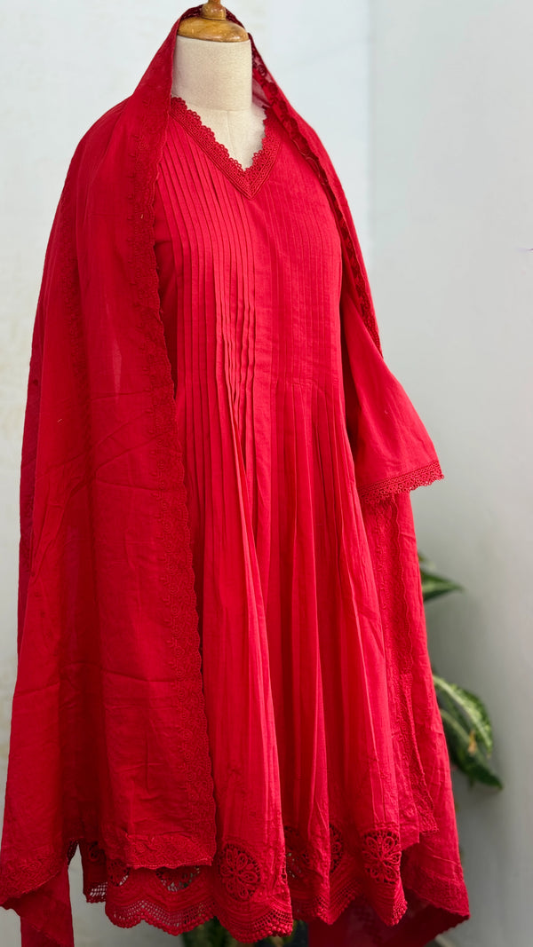 ✨ Mul Cotton Anarkali Set ✨