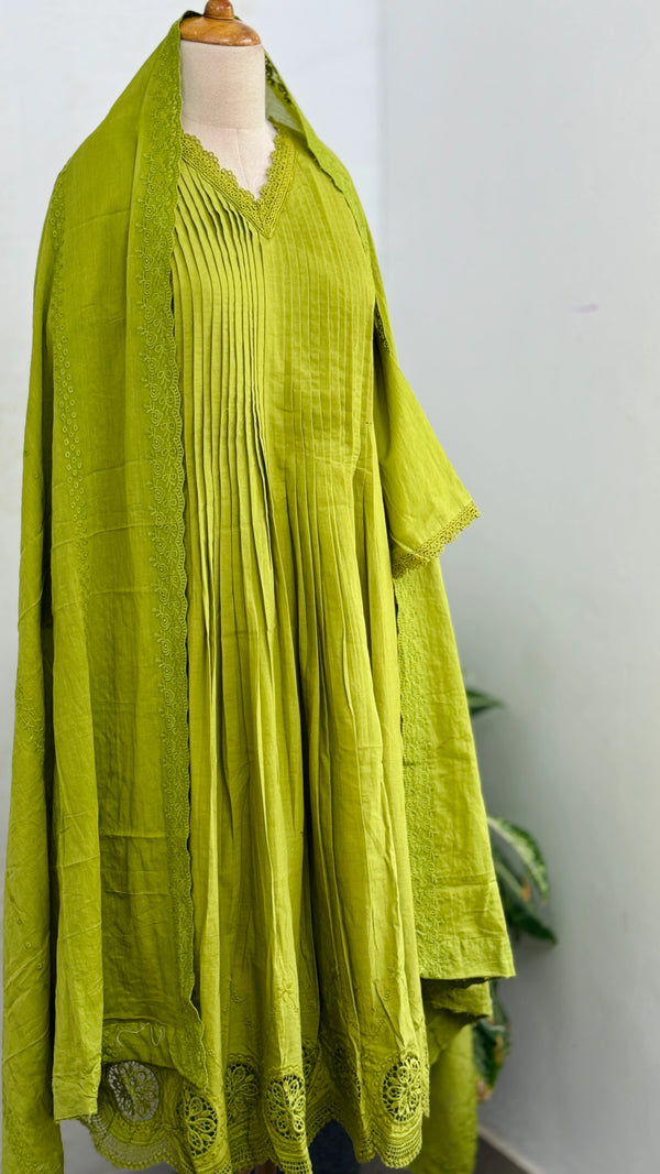 ✨ Mul Cotton Anarkali Set ✨