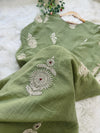 ✨ Premium Mul Chanderi Hand-Detailed Kurti Set ✨