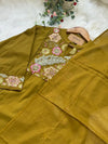 ✨ Pure Cotton Embroidered Kurti Set ✨