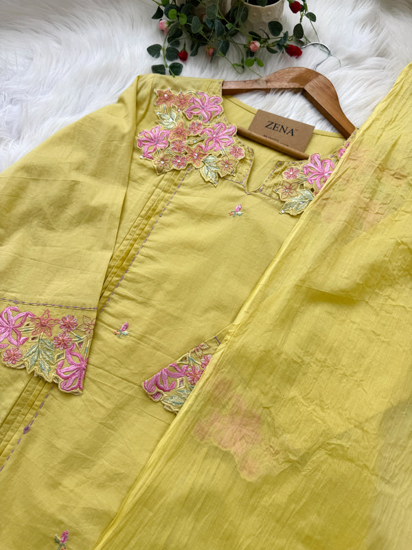 ✨ Premium Mul Cotton Party Wear Kurti Set ✨