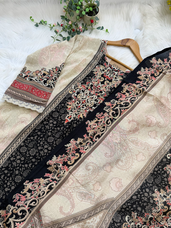 ✨ Pure Crepe Pakistani Suit ✨