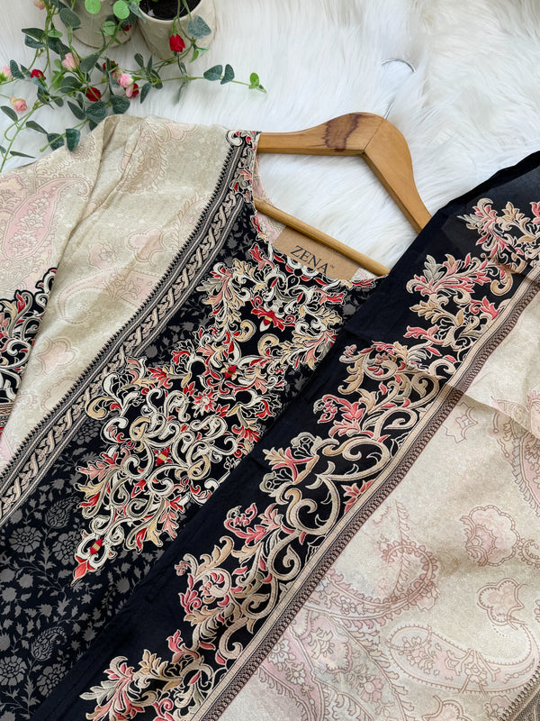 ✨ Pure Crepe Pakistani Suit ✨