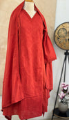✨ Premium Cotton Embroidered V-Neck Kurti Set ✨