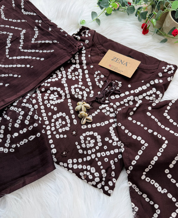 ✨ Pure Cotton A-Line Kurti Set ✨