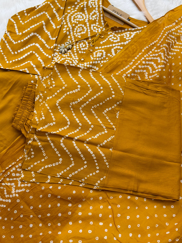 ✨ Pure Cotton A-Line Kurti Set ✨