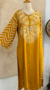 ✨ Pure Cotton A-Line Kurti Set ✨