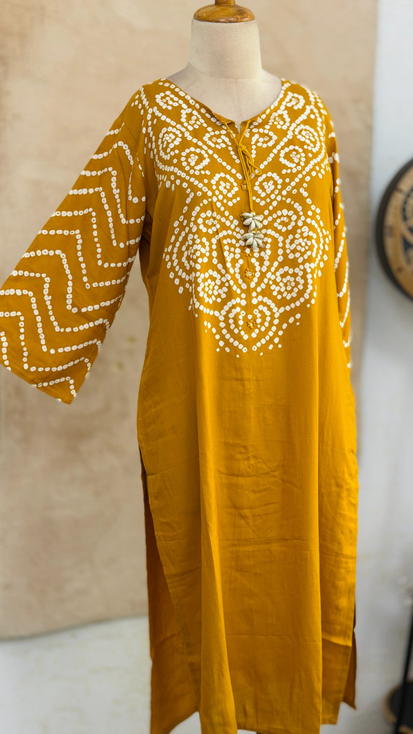 ✨ Pure Cotton A-Line Kurti Set ✨