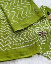 ✨ Pure Cotton A-Line Kurti Set ✨