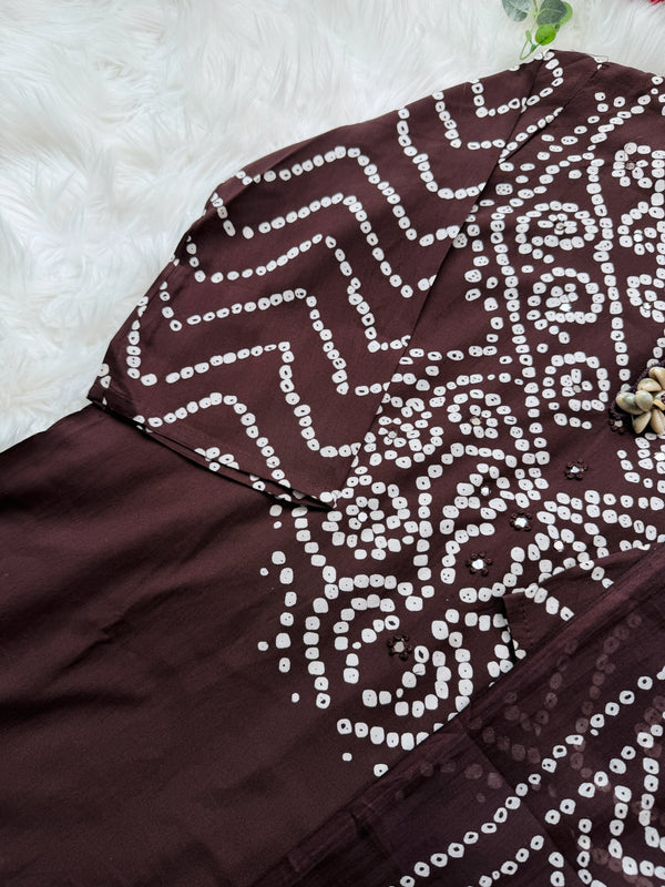 ✨ Pure Cotton A-Line Kurti Set ✨