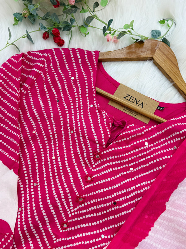 ✨ Pure Cotton Kurti Set ✨