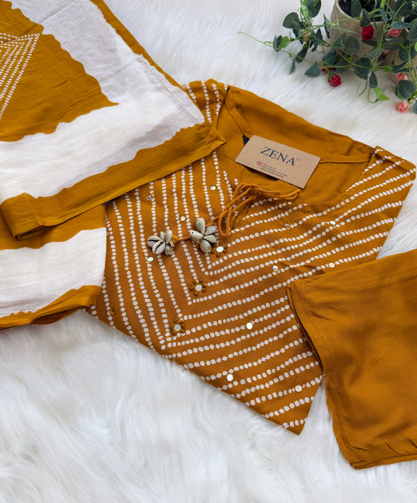 ✨ Pure Cotton Kurti Set ✨