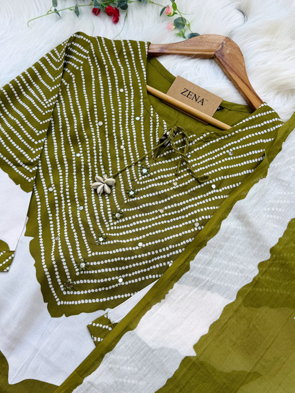 ✨ Pure Cotton Kurti Set ✨