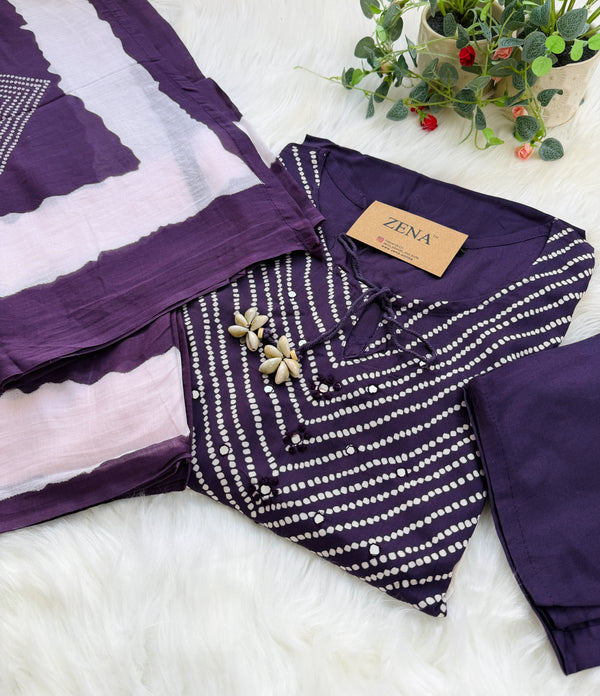 ✨ Pure Cotton Kurti Set ✨