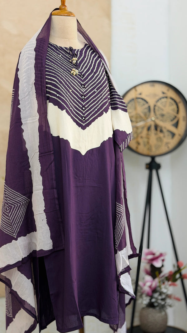 ✨ Pure Cotton Kurti Set ✨