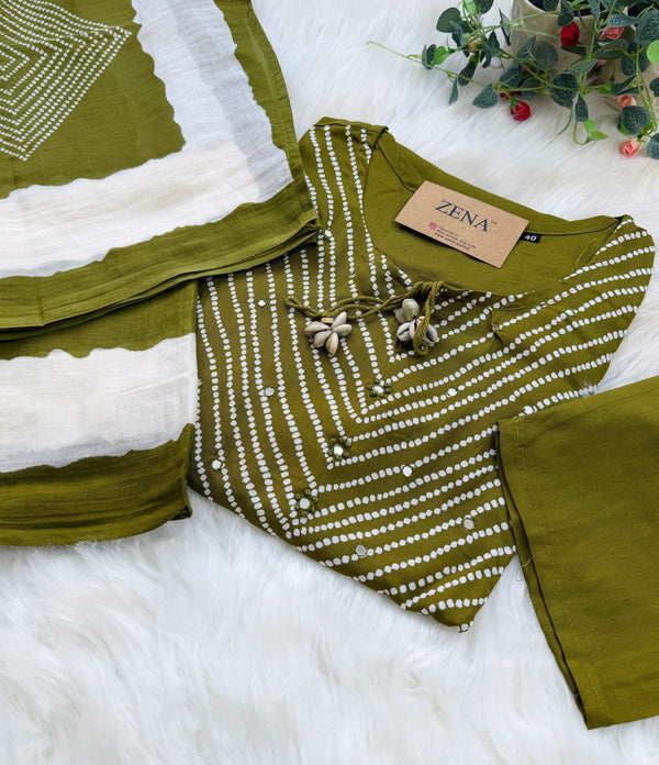 ✨ Pure Cotton Kurti Set ✨