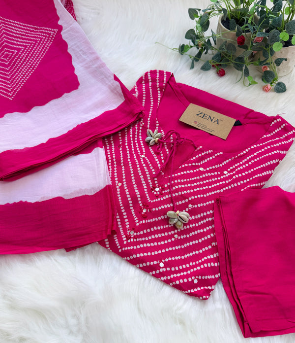 ✨ Pure Cotton Kurti Set ✨