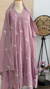 ✨ Imported Crush Rayon Ready-to-Wear Embroidered Anarkali Set ✨