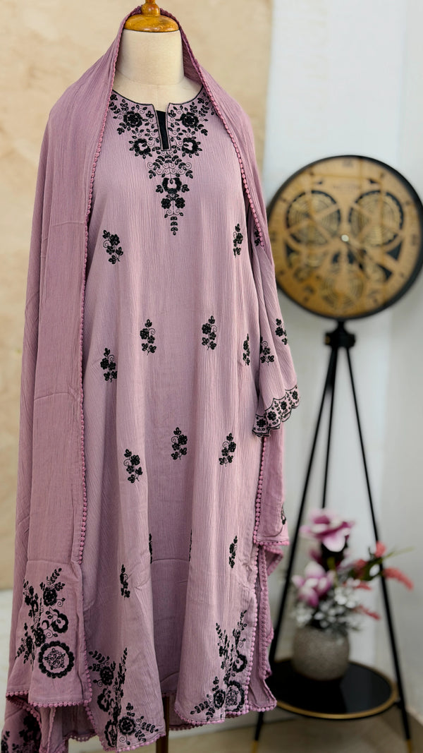 Ready-to-Wear Premium Crushed Rayon Anarkali Suit 💃