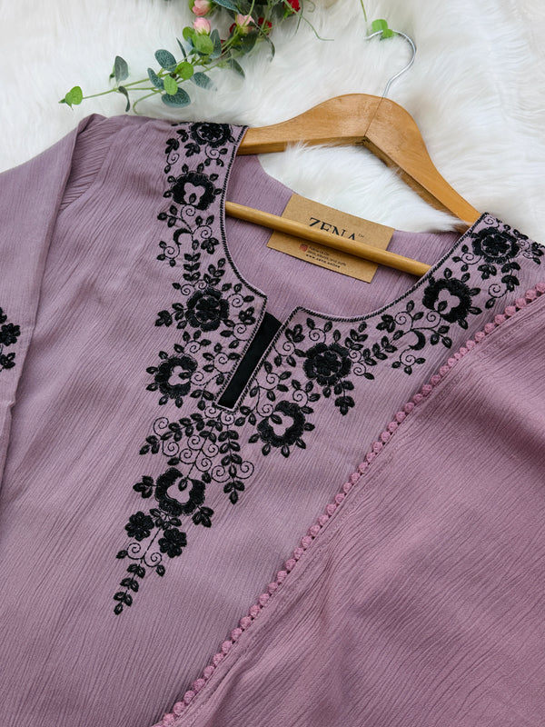 Ready-to-Wear Premium Crushed Rayon Anarkali Suit 💃