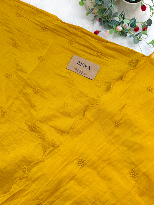 ✨ Mul Chanderi Unstitched Party Wear Suit ✨