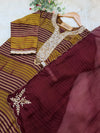✨ Premium Tissue Silk Hand Detailed Kurti Set ✨