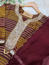 ✨ Premium Tissue Silk Hand Detailed Kurti Set ✨