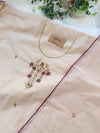 ✨ Mul Chanderi Handwork Unstitched Suit ✨