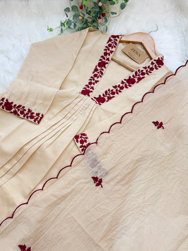 ✨ Diamond Mulchanderi Anarkali Set ✨