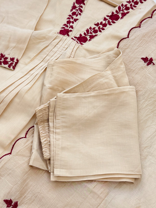 ✨ Diamond Mulchanderi Anarkali Set ✨