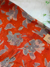 ✨ Pure crepe Mirror Work Hand-Detailed Unstitched Suit ✨