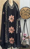 ✨ Imported Crush Silk Kurti Set with Appliqué Work ✨
