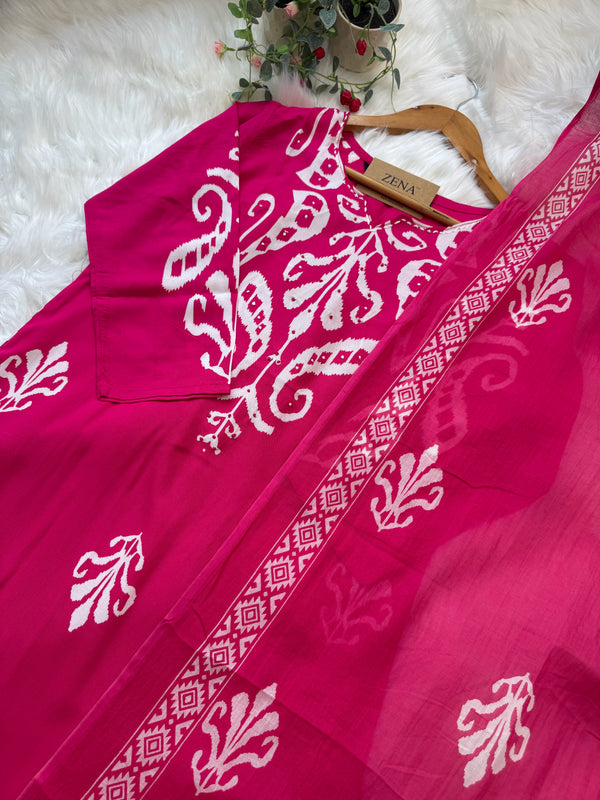 ✨ Pure Cotton Kurti Set ✨