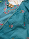 ✨ Pure Cotton Embroidered Kurti Set ✨