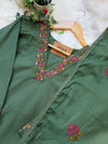 ✨ Pure Cotton Embroidered Kurti Set ✨