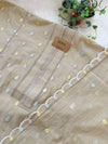 ✨ Unstitched Mul Chanderi Embroidered Suit ✨