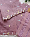 ✨ Unstitched Mul Chanderi Embroidered Suit ✨