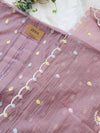 ✨ Unstitched Mul Chanderi Embroidered Suit ✨