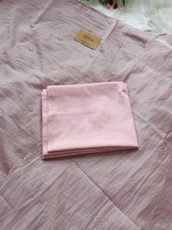 ✨ Premium Mul Chanderi Unstitched Suit ✨