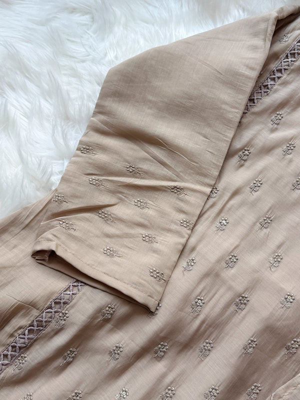 ✨ Mul Chanderi A-Line Kurti Set ✨