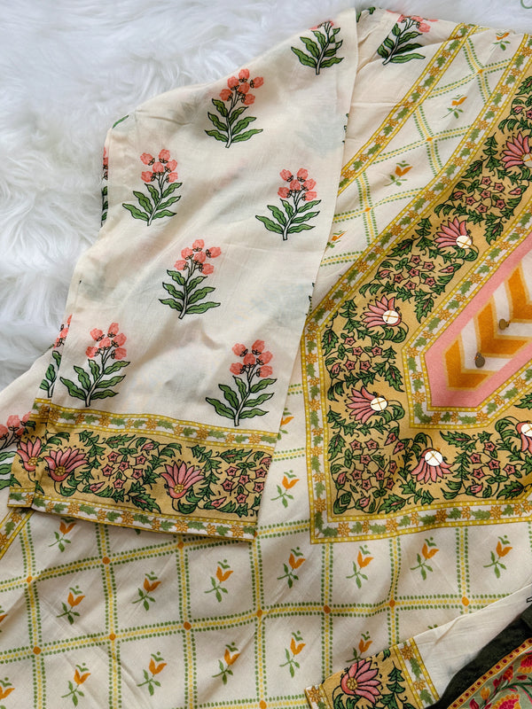 ✨ Pure Muslin Kurti Set ✨
