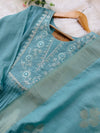✨ Roman Silk Embroidered Kurti Set ✨