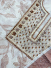 ✨ Kota Doria Hand Detailed Unstitched Suit ✨