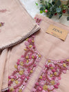 ✨ Kota Doria Hand Detailed Unstitched Suit ✨