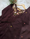 ✨ Pure Cotton Embroidered Mirror Work Kurti Set ✨